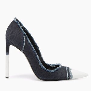 Tom Ford 105MM Dip-Dye Denim Pumps | EU 40.5 (US 10.5) | EUC | $1,750 Retail